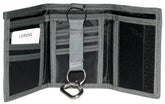 Canvas Wallet with Belt Clip.in Black by Lorenz (Ref8002)